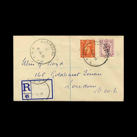 Lot 11778 - Great Britain - Covers - KGVI 1951 -  UPA UPA Auction UPA 98