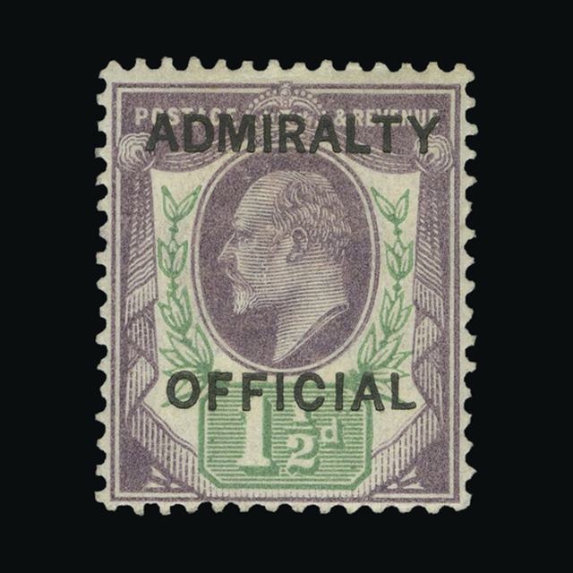 Lot 11905 - Great Britain - Officials 1903 -  UPA UPA Auction UPA 98