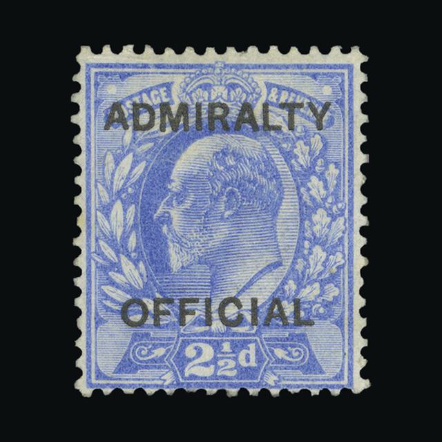 Lot 11909 - Great Britain - Officials 1903 -  UPA UPA Auction UPA 98