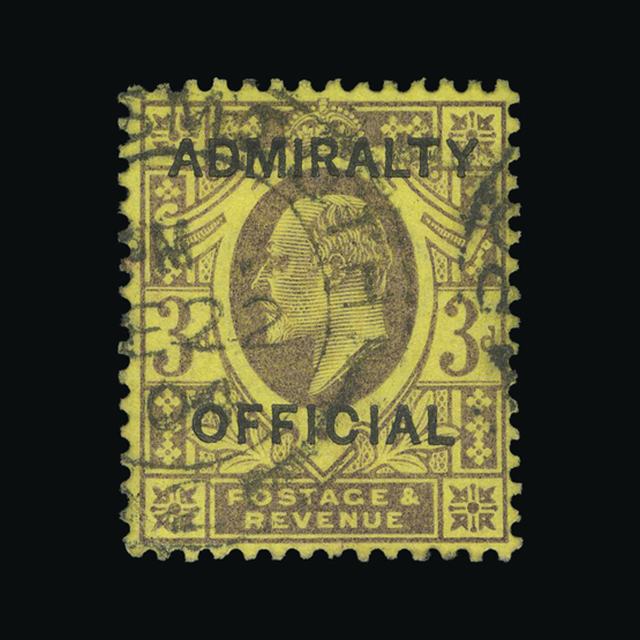 Lot 11911 - Great Britain - Officials 1903 -  UPA UPA Auction UPA 98