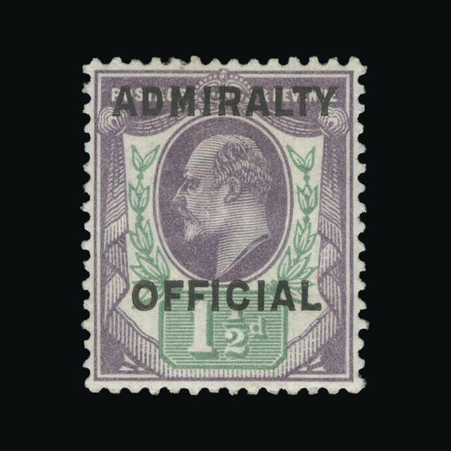 Lot 11915 - Great Britain - Officials 1903-04 -  UPA UPA Auction UPA 98