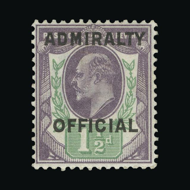 Lot 11916 - Great Britain - Officials 1903-04 -  UPA UPA Auction UPA 98