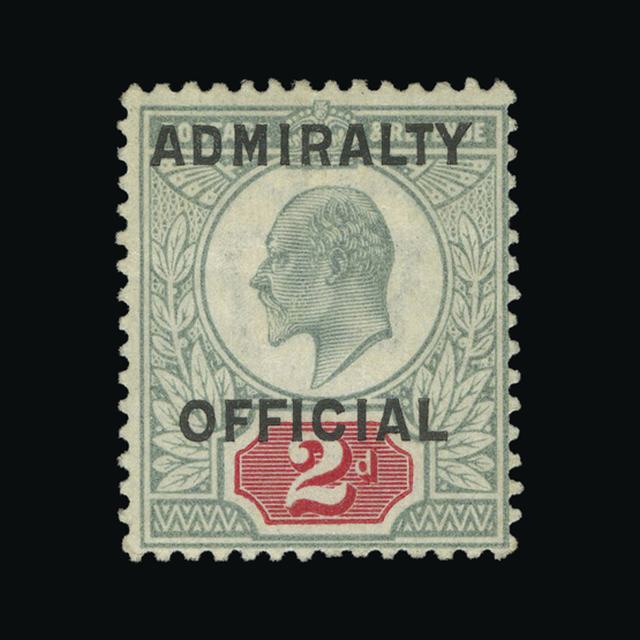 Lot 11917 - Great Britain - Officials 1903-04 -  UPA UPA Auction UPA 98