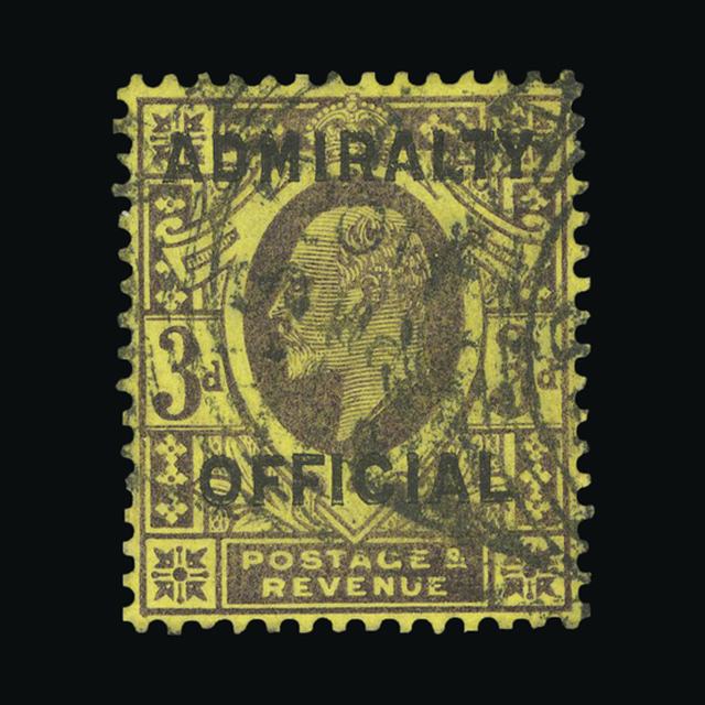 Lot 11921 - Great Britain - Officials 1903-04 -  UPA UPA Auction UPA 98