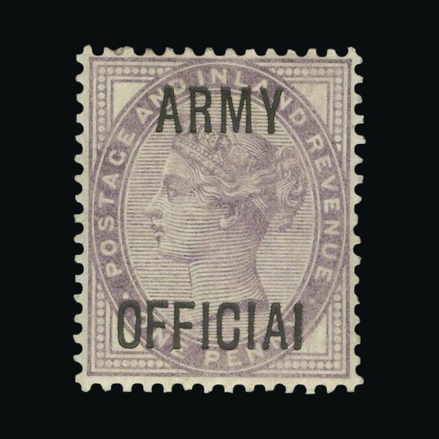 Lot 11922 - Great Britain - Officials 1896-1901 -  UPA UPA Auction UPA 98