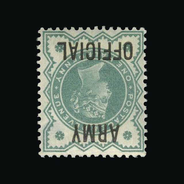 Lot 11925 - Great Britain - Officials 1896-1901 -  UPA UPA Auction UPA 98