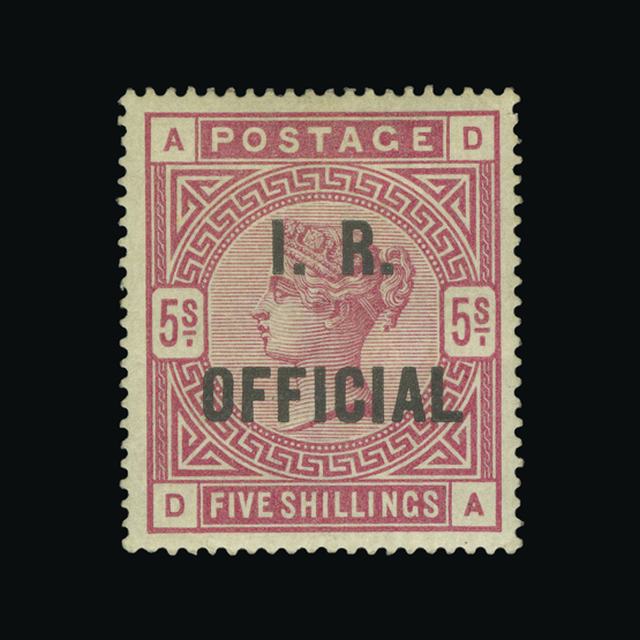 Lot 12003 - Great Britain - Officials 1884-88 -  UPA UPA Auction UPA 98