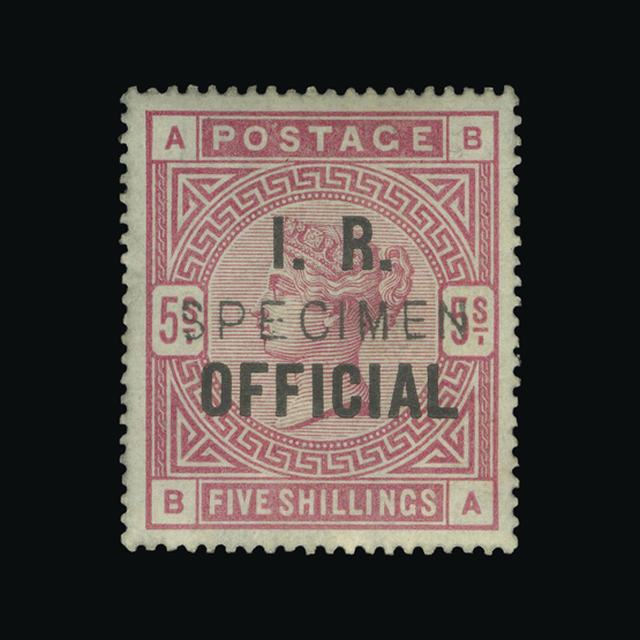 Lot 12004 - Great Britain - Officials 1884-88 -  UPA UPA Auction UPA 98