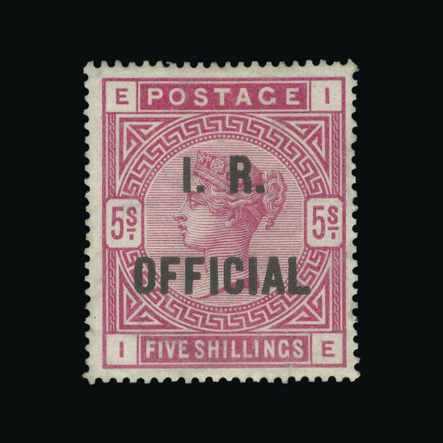 Lot 12005 - Great Britain - Officials 1884-88 -  UPA UPA Auction UPA 98