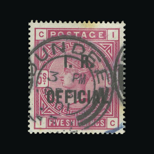 Lot 12007 - Great Britain - Officials 1884-88 -  UPA UPA Auction UPA 98