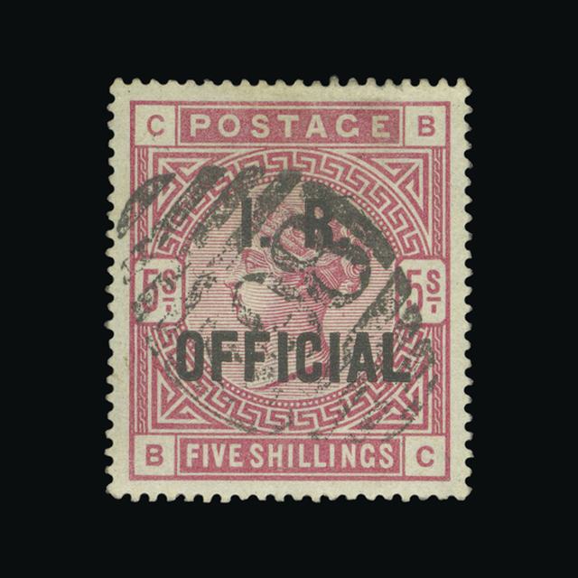 Lot 12008 - Great Britain - Officials 1884-88 -  UPA UPA Auction UPA 98