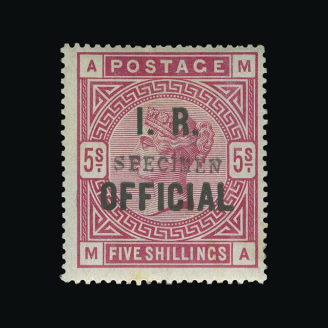 Lot 12013 - Great Britain - Officials 1884-88 -  UPA UPA Auction UPA 98