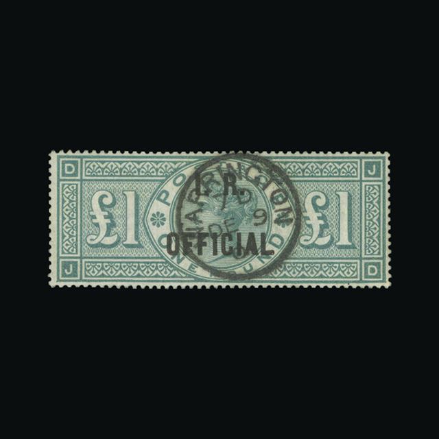 Lot 12021 - Great Britain - Officials 1887-92 -  UPA UPA Auction UPA 98