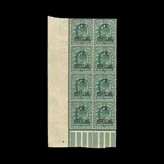 Lot 12022 - Great Britain - Officials 1902-04 -  UPA UPA Auction UPA 98