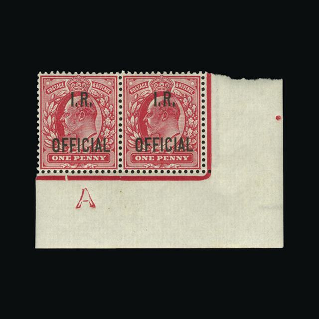 Lot 12024 - Great Britain - Officials 1902-04 -  UPA UPA Auction UPA 98
