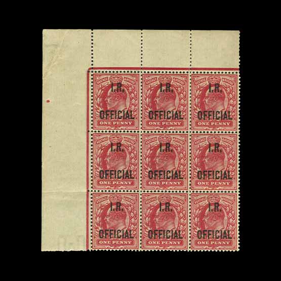 Lot 12025 - Great Britain - Officials 1902-04 -  UPA UPA Auction UPA 98