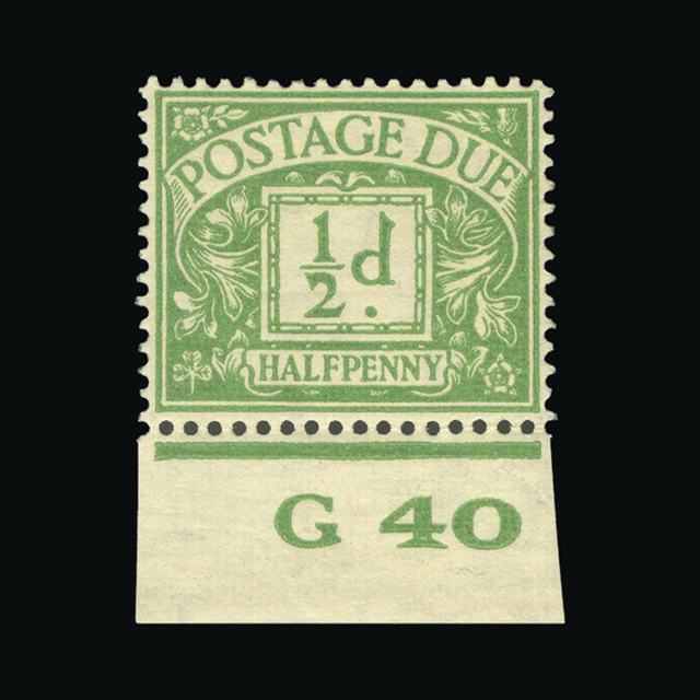 Lot 12073 - Great Britain - Postage Dues 1937-38 -  UPA UPA Auction UPA 98