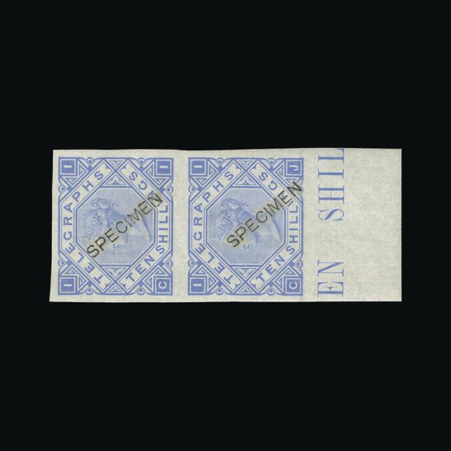 Lot 12185 - Great Britain - Telegraphs 1876-81 -  UPA UPA Auction UPA 98