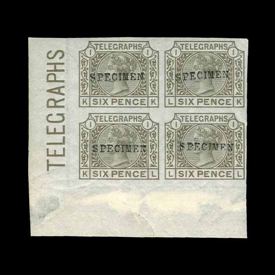 Lot 12189 - Great Britain - Telegraphs 1876-81 -  UPA UPA Auction UPA 98