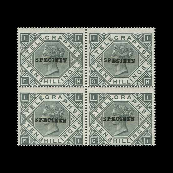 Lot 12192 - Great Britain - Telegraphs 1876-81 -  UPA UPA Auction UPA 98