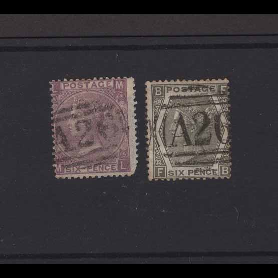 Lot 12207 - GREAT BRITAIN - used abroad 1867-73 -  UPA UPA Auction UPA 98