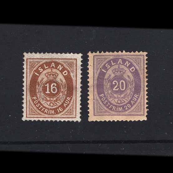 Lot 13390 - Iceland 1876-95 -  UPA UPA Auction UPA 98