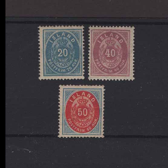Lot 13395 - Iceland 1882-92 -  UPA UPA Auction UPA 98