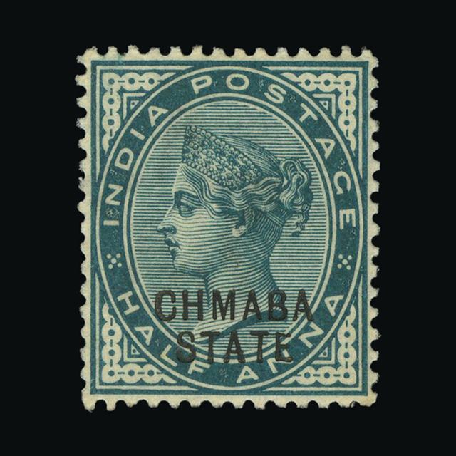 Lot 13658 - India - States - Chamba 1887-95 -  UPA UPA Auction UPA 98