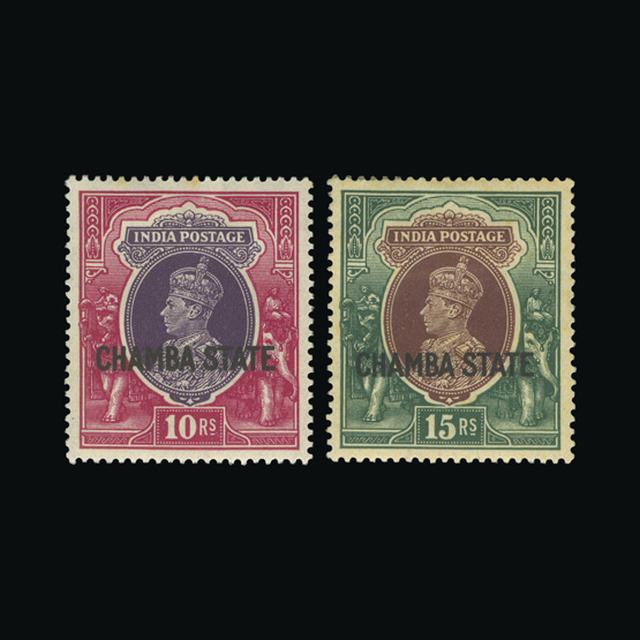 Lot 13662 - India - States - Chamba 1938 -  UPA UPA Auction UPA 98