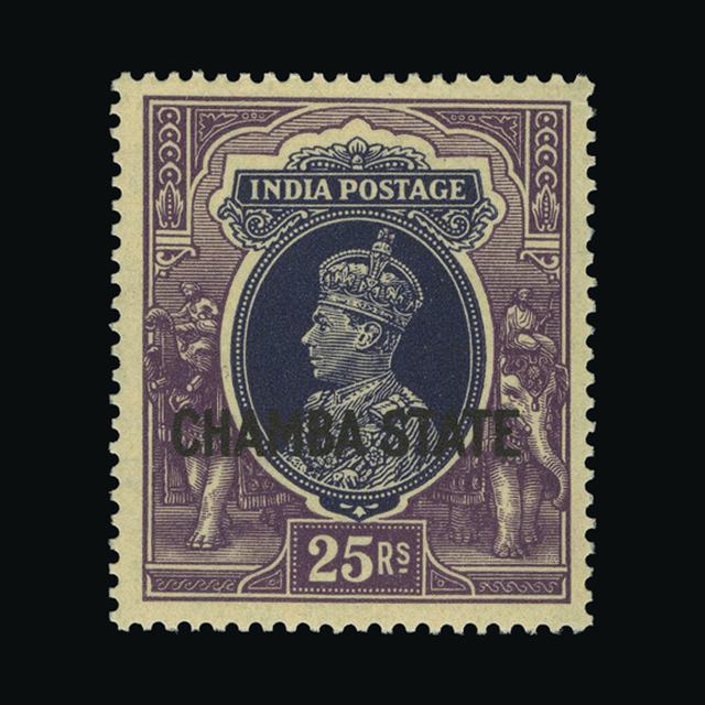 Lot 13663 - India - States - Chamba 1938 -  UPA UPA Auction UPA 98