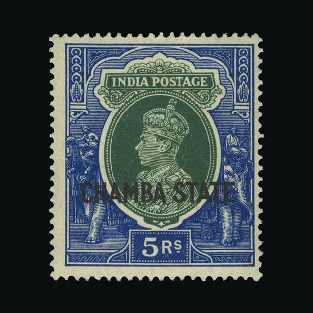 Lot 13664 - India - States - Chamba 1938 -  UPA UPA Auction UPA 98