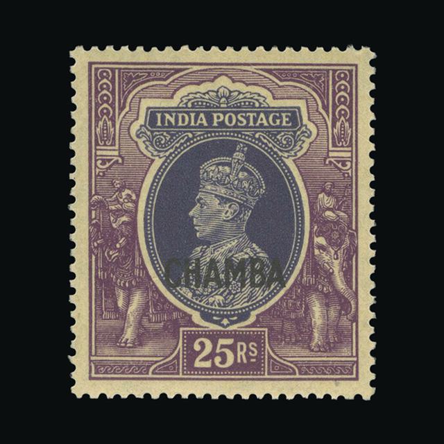 Lot 13674 - India - States - Chamba 1942 -  UPA UPA Auction UPA 98