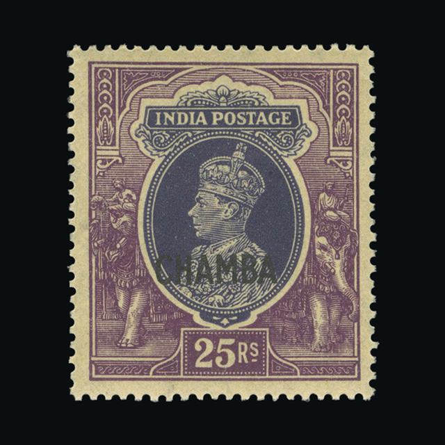 Lot 13675 - India - States - Chamba 1942 -  UPA UPA Auction UPA 98