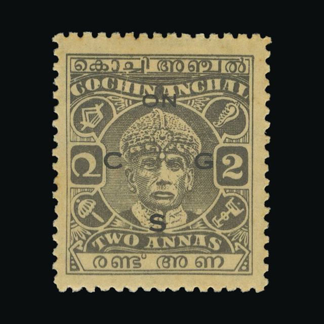 Lot 13689 - India - States - Cochin 1942 -  UPA UPA Auction UPA 98