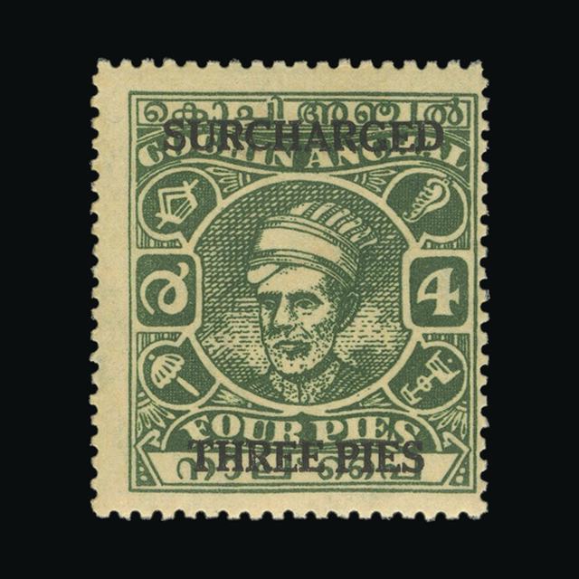Lot 13701 - India - States - Cochin 1943 -  UPA UPA Auction UPA 98
