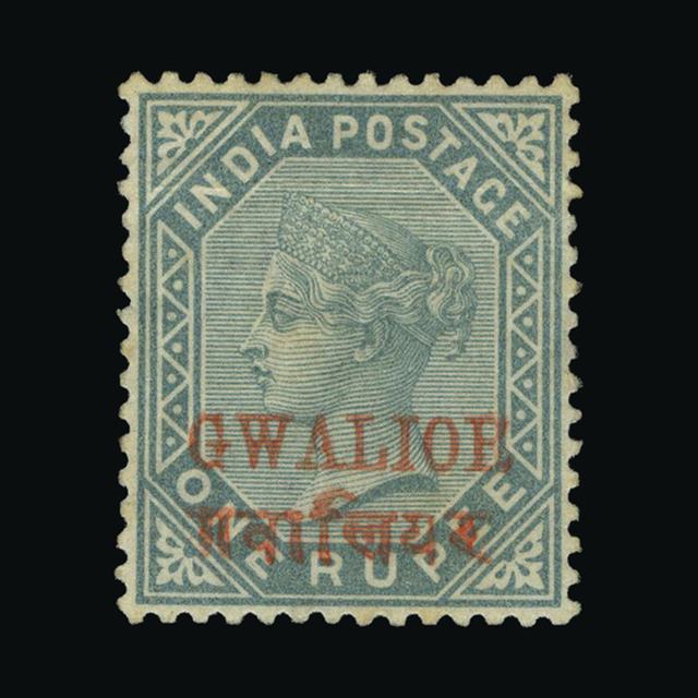 Lot 13716 - India - States - Gwalior 1885 -  UPA UPA Auction UPA 98