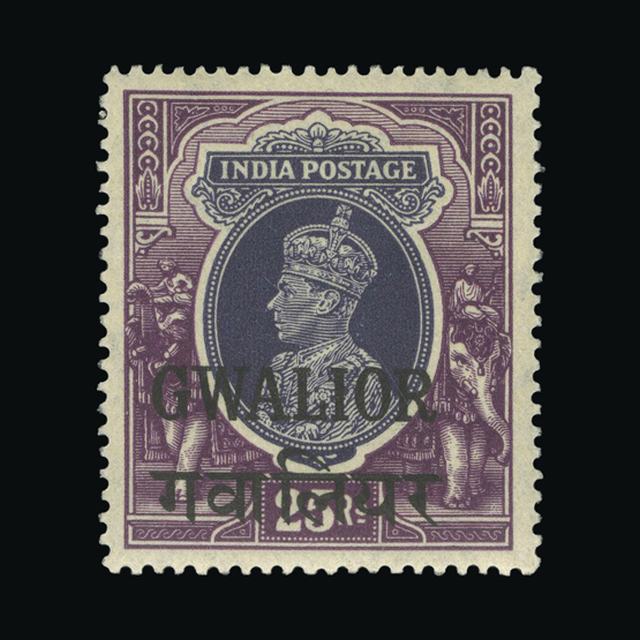 Lot 13730 - India - States - Gwalior 1938 -  UPA UPA Auction UPA 98