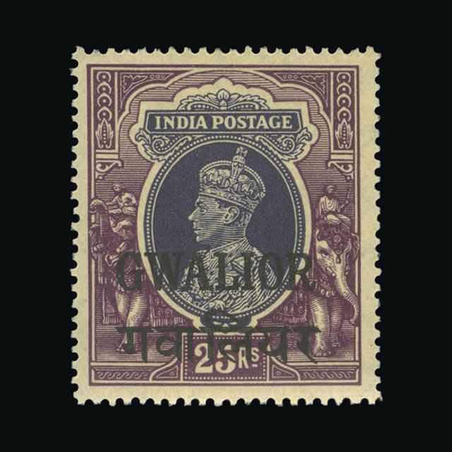 Lot 13738 - India - States - Gwalior 1938-48 -  UPA UPA Auction UPA 98