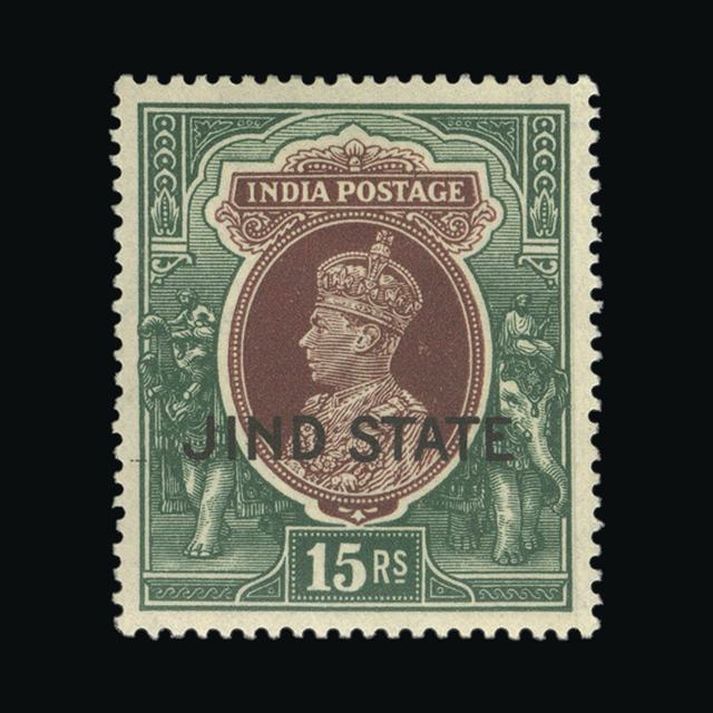 Lot 13764 - India - States - Jind 1937 -  UPA UPA Auction UPA 98