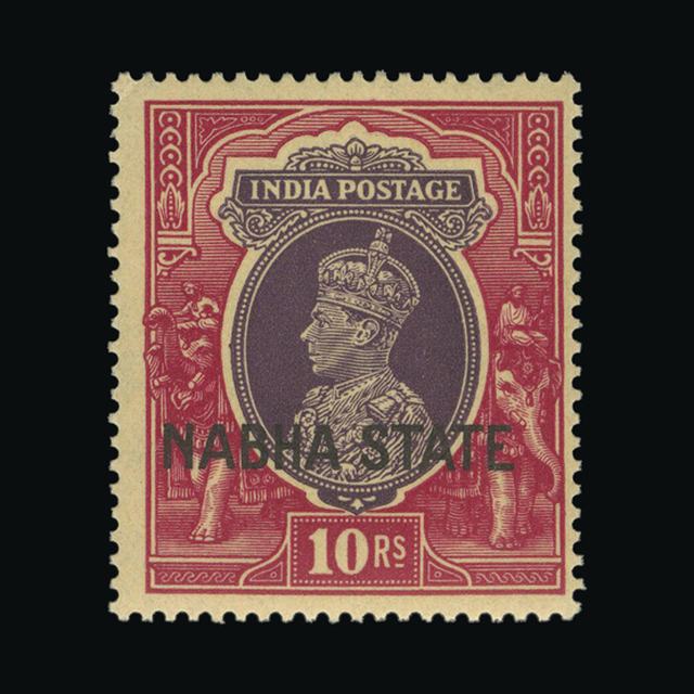 Lot 13787 - India - States - Nabha 1938 -  UPA UPA Auction UPA 98