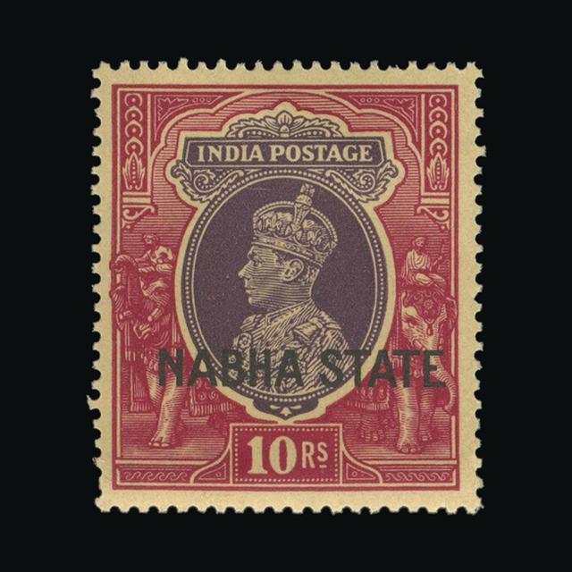 Lot 13788 - India - States - Nabha 1938 -  UPA UPA Auction UPA 98