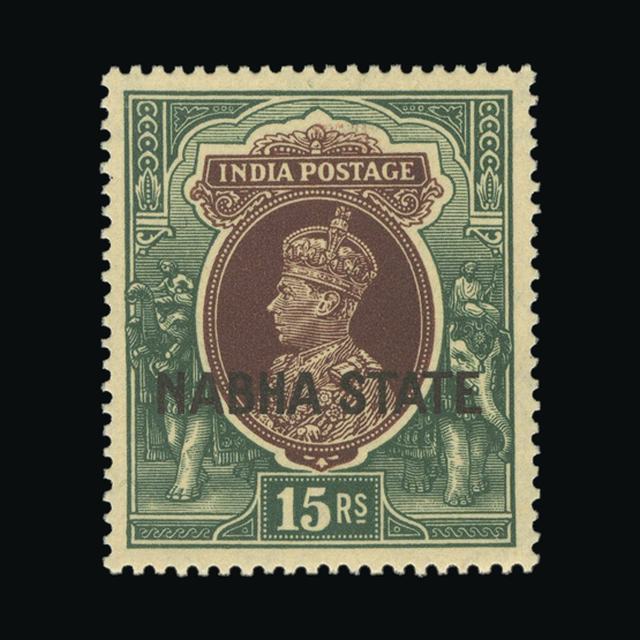 Lot 13789 - India - States - Nabha 1938 -  UPA UPA Auction UPA 98
