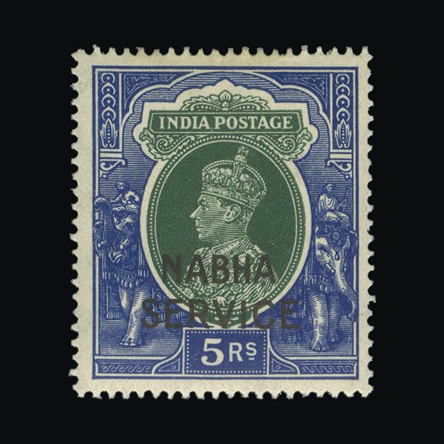 Lot 13800 - India - States - Nabha 1940-43 -  UPA UPA Auction UPA 98