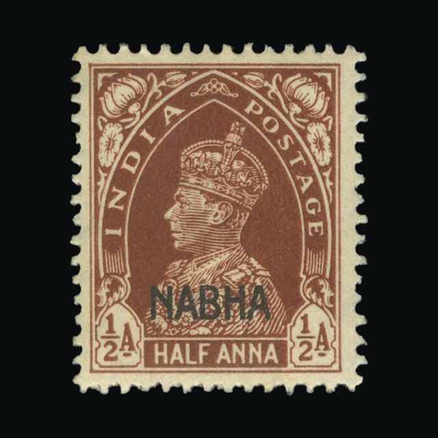 Lot 13803 - India - States - Nabha 1941 -  UPA UPA Auction UPA 98