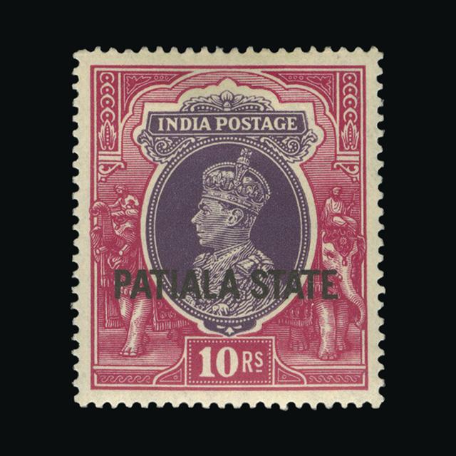 Lot 13811 - India - States - Patiala 1937 -  UPA UPA Auction UPA 98