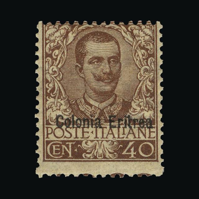 Lot 14177 - Italy - Colonies - Eritrea 1903 -  UPA UPA Auction UPA 98