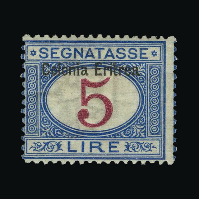 Lot 14179 - Italy - Colonies - Eritrea 1903 -  UPA UPA Auction UPA 98