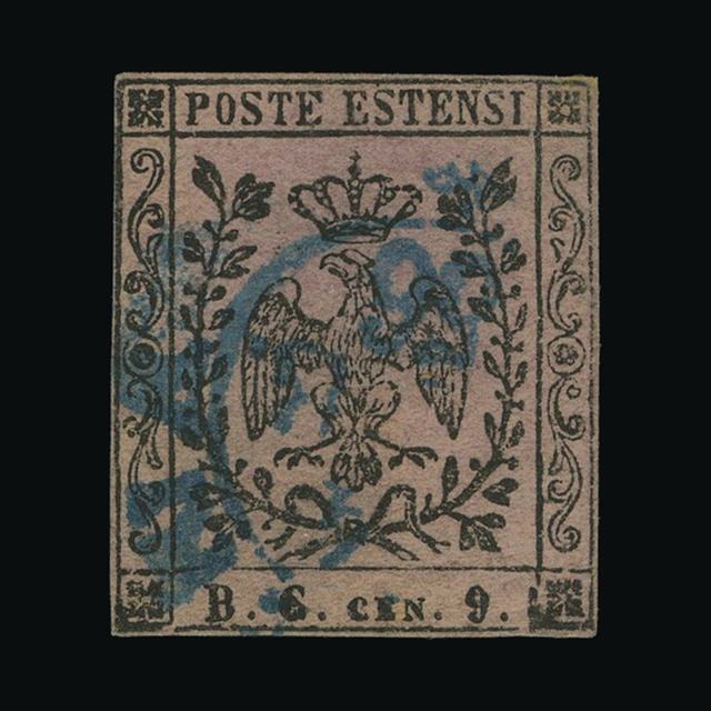 Lot 14365 - Italy - States - Modena 1852-57 -  UPA UPA Auction UPA 98