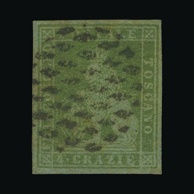 Lot 14369 - Italy - States - Tuscany 1857-58 - UPA UPA Auction UPA 98 Lot 14369 - Italy - States - Tuscany 1857-58 - UPA UPA Auction UPA 98