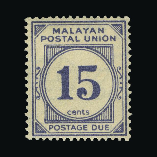 Lot 15855 - Malaya - Postal Union 1945-49 -  UPA UPA Auction UPA 98